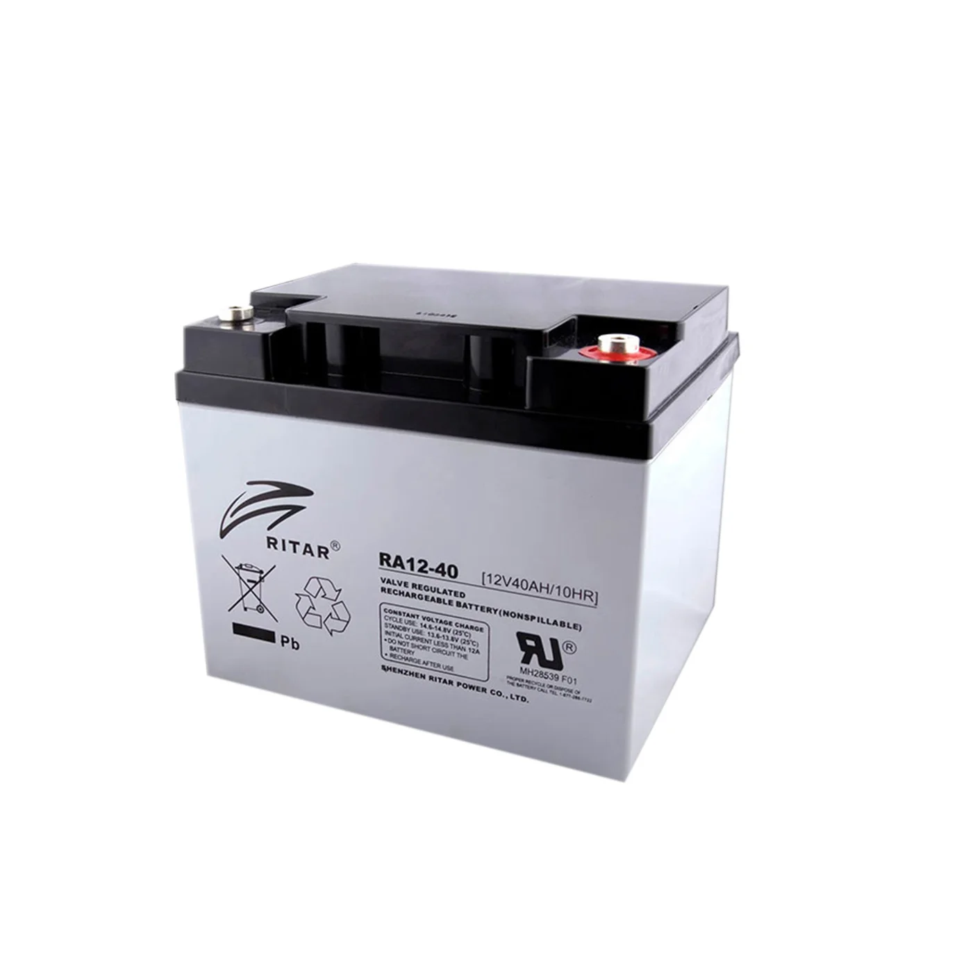 BATERIA AGM RITAR 40AH